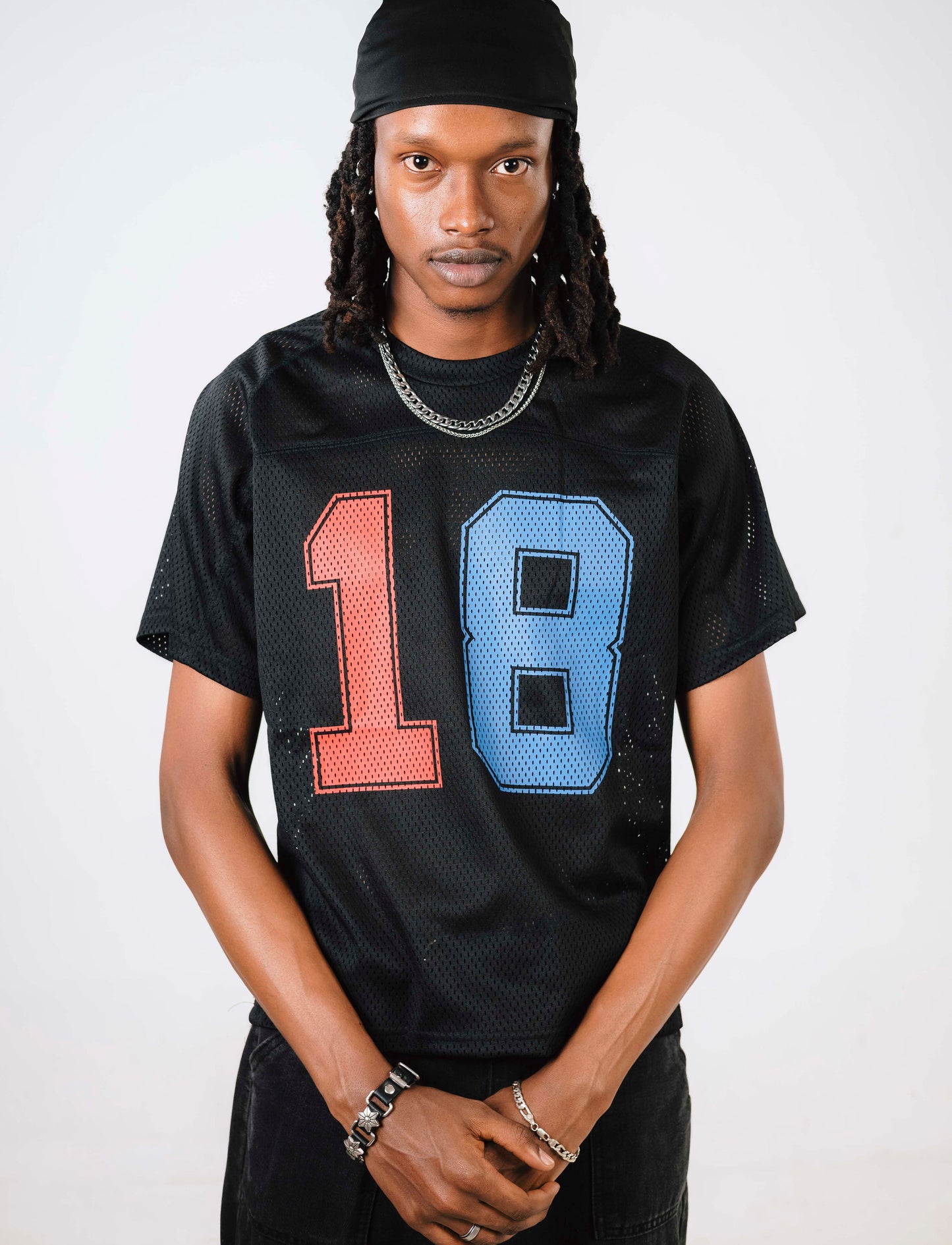 CORTEIZ  HMP MESH PANEL JERSEY [BLACK]