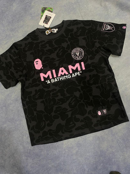 BAPE x Inter Miami CF Tee Black [CAMO]